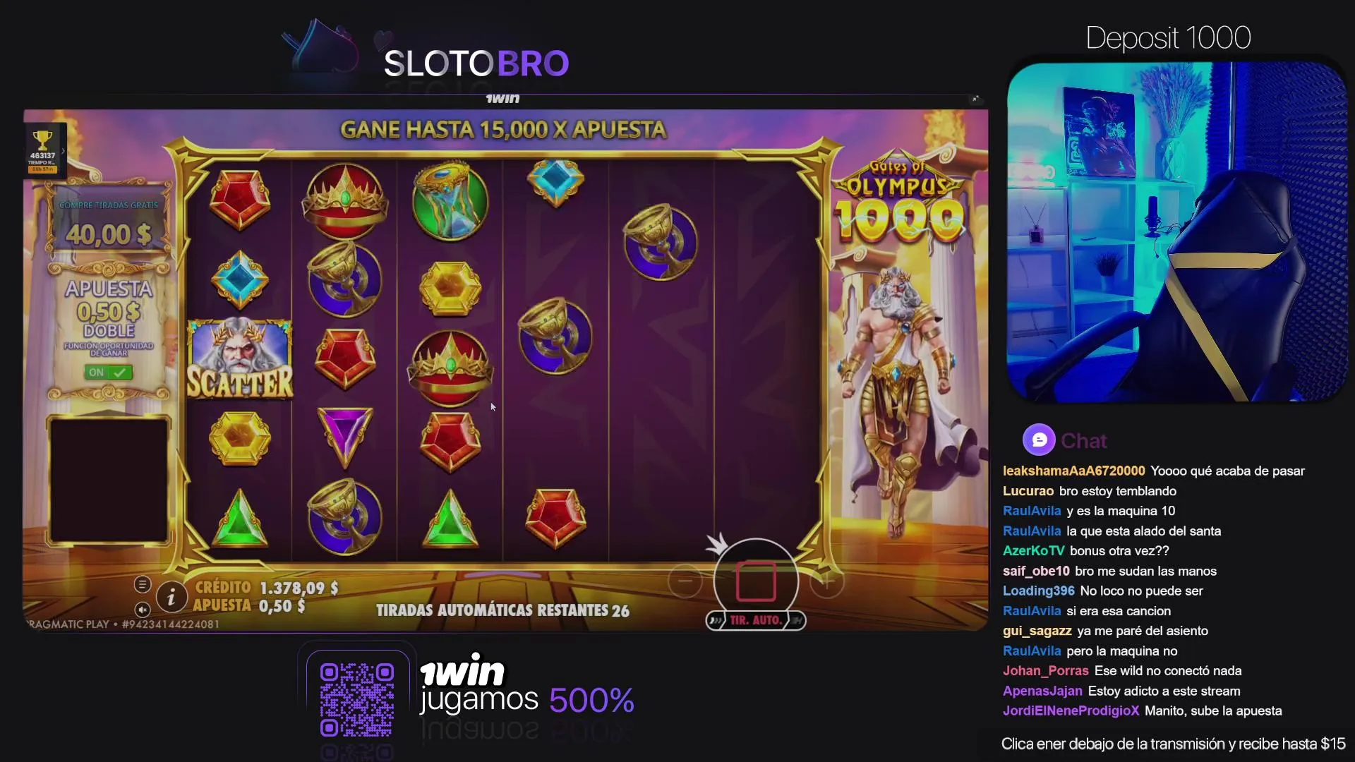 Portada de slot con estética de fantasía oscura y luces intensas